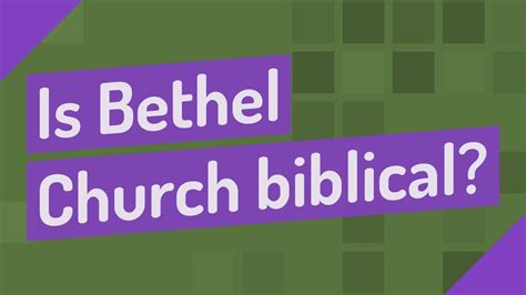 About Bethel Church. . Is bethel church biblical